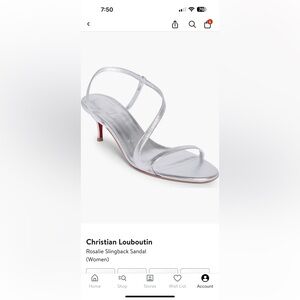 Christian Louboutin Rosalie Slingback Sandals